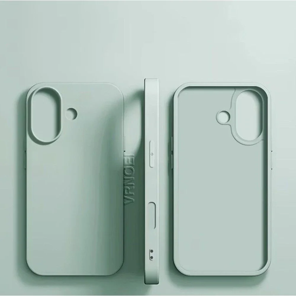 Protector Durable PVA Cover Green Phone Case For iPhone16 Plus X1 Choose Color